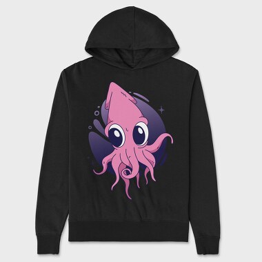 Cute Squid, Hanorac Oversize Barbati (Unisex)