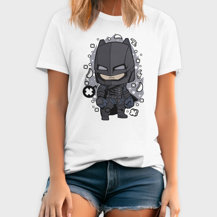 Batman Chibi Storm, Tricou Barbati (Unisex)