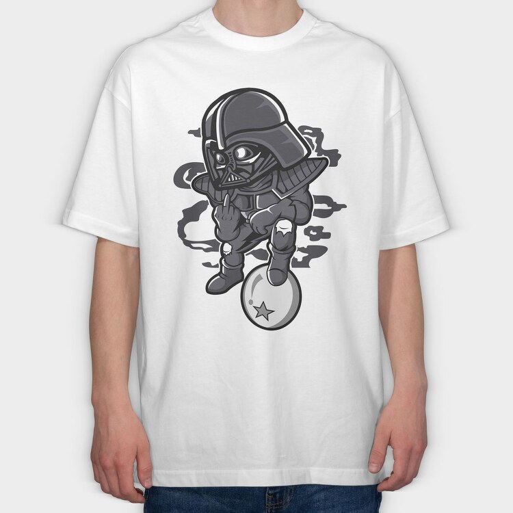 Darth Vader Streetwear, Tricou Oversize Barbati (Unisex)