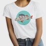 Flussbarsch Fish, Tricou Femei