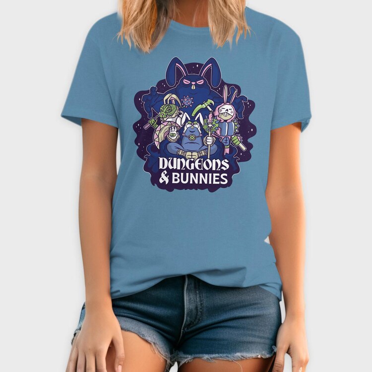 Dungeons And Rabbits, Tricou Barbati (Unisex)