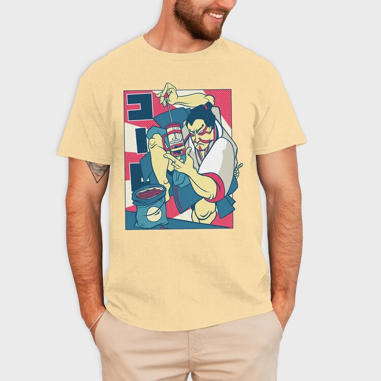 Samurai Coffee, Tricou Barbati (Unisex)