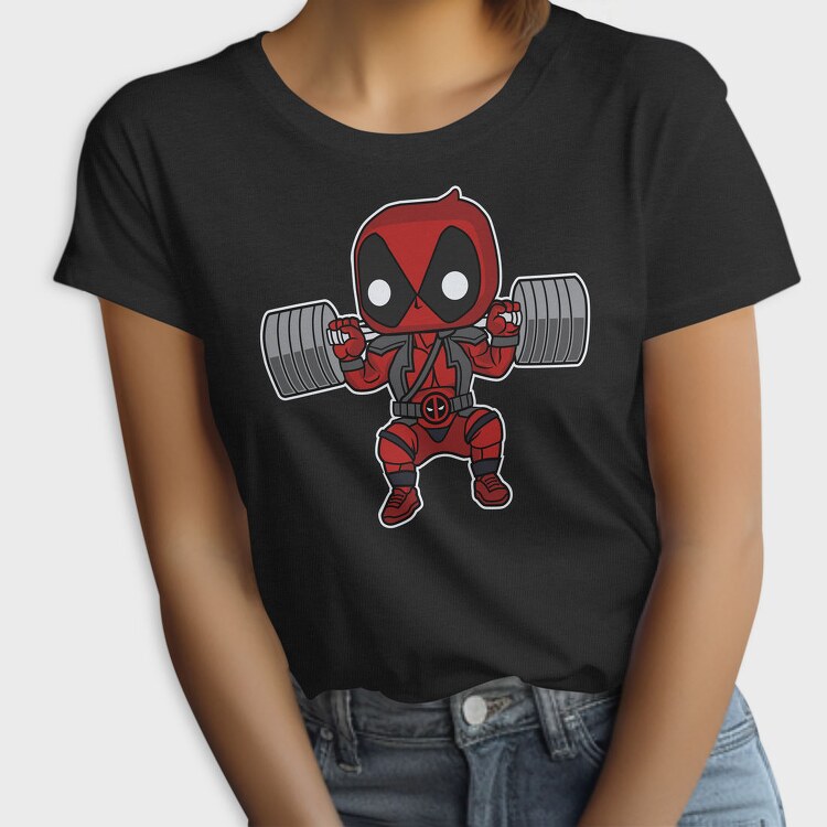 Deadpool Gym Hero, Tricou Femei