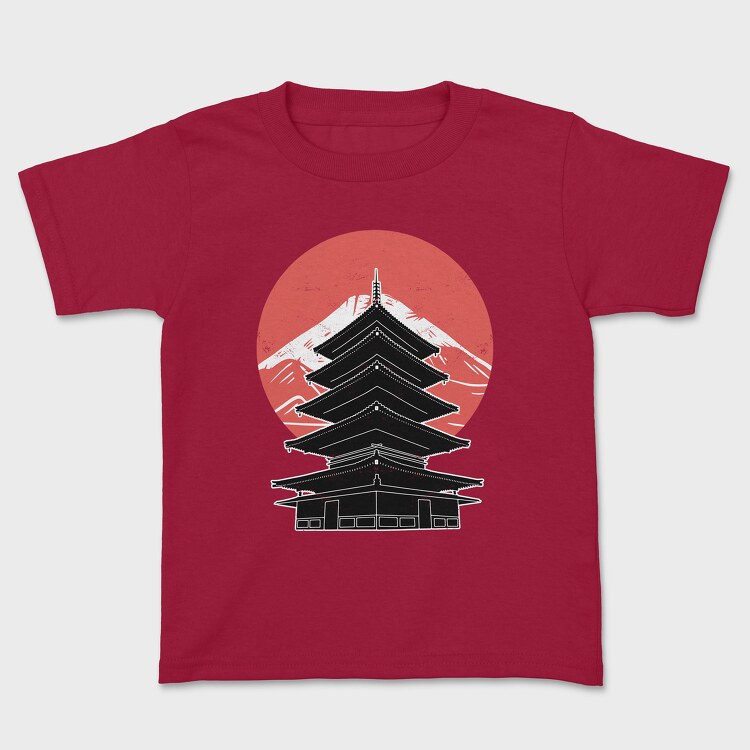 Tricou Copii, Pagoda FujiJapan