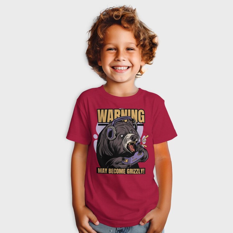 Gaming Bear Angry, Tricou Copii