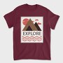 Explore, Tricou Barbati (Unisex)