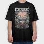 Hannibal Pop Art Comic, Tricou Oversize Barbati (Unisex)