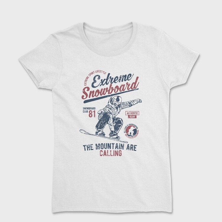 Extreme Snowboard, Tricou Femei