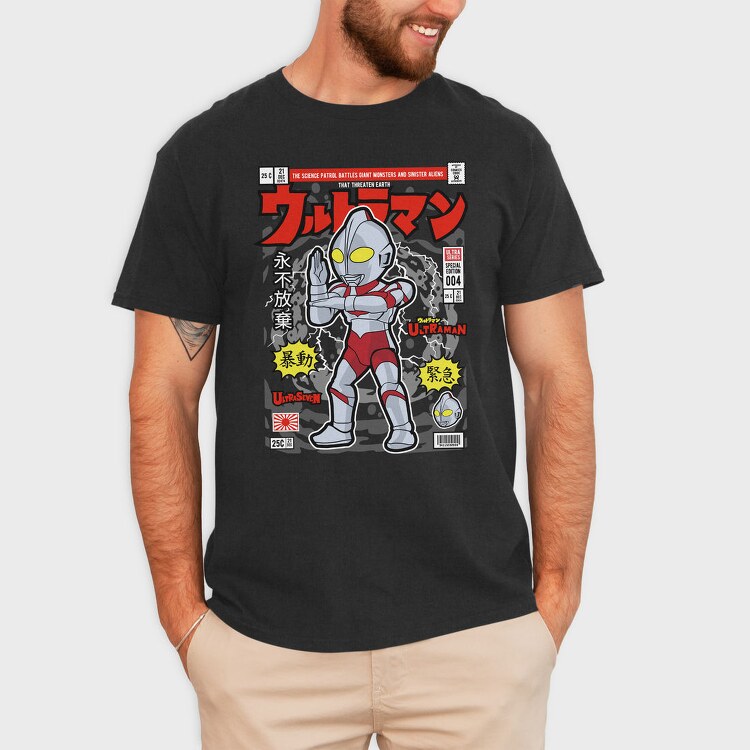 Ultraman Comic Drop, Tricou Barbati (Unisex)
