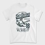 Sky Diving, Tricou Barbati (Unisex)