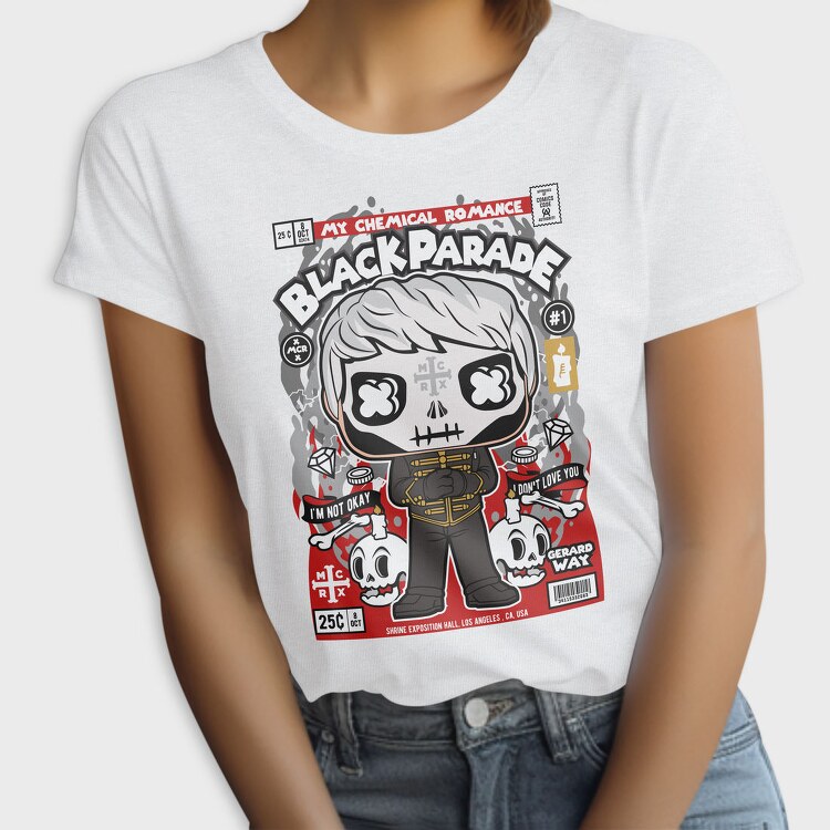 Black Parade Pop Art, Tricou Femei