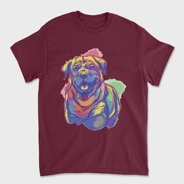 Tricou Barbati (Unisex), Rottweiler Watercolor