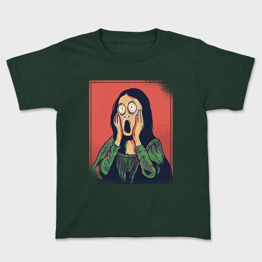 Tricou Copii, Mona Lisa Scream