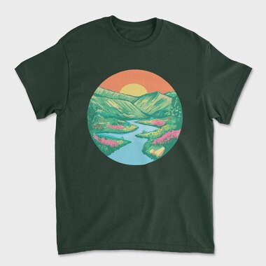 Tricou Barbati (Unisex), Sunrise Painting