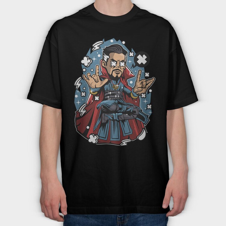 Doctor Strange Cosmic, Tricou Oversize Barbati (Unisex)