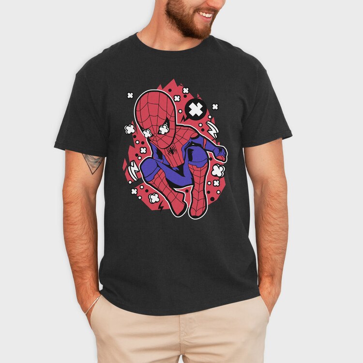 Spiderman Comic Burst 1, Tricou Barbati (Unisex)