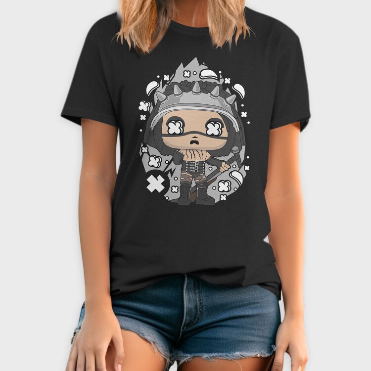 Punk Rock Warrior 1, Tricou Barbati (Unisex)