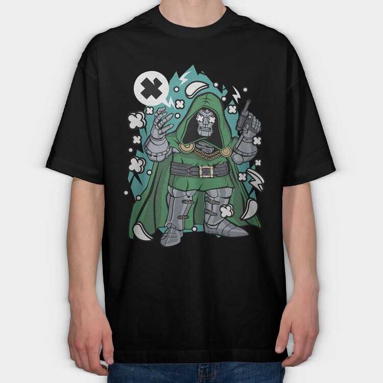 Dread Lord Cloak, Tricou Oversize Barbati (Unisex)