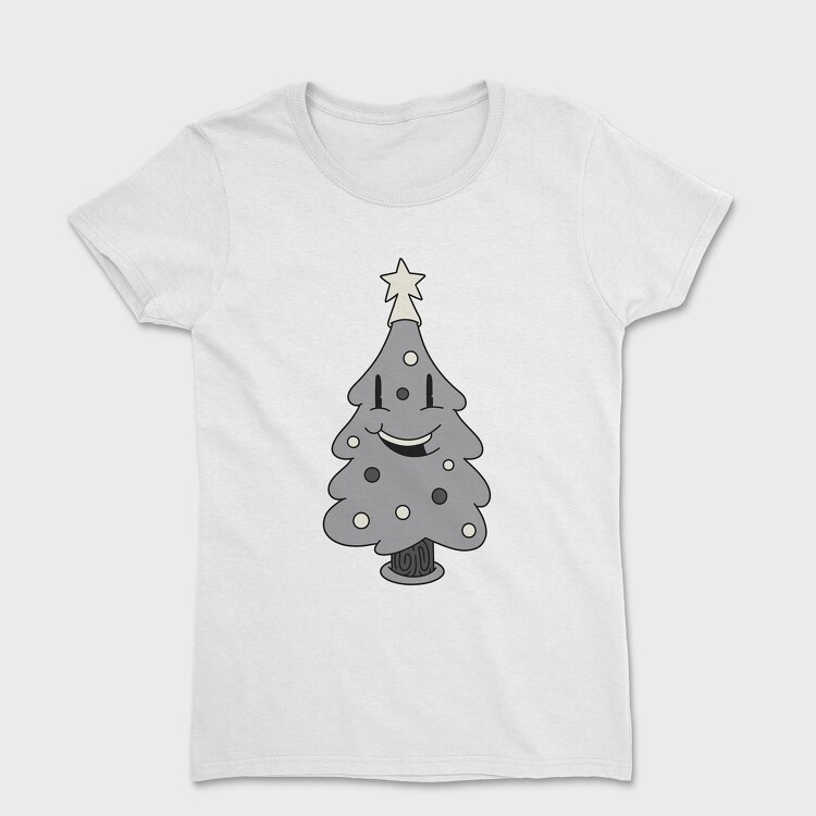Retro Cartoon Christmas 1, Tricou Femei