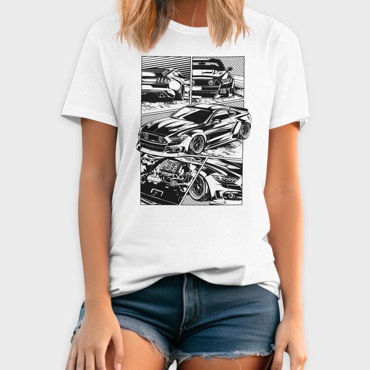 Mustang S550, Tricou Barbati (Unisex)