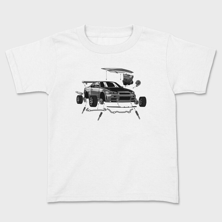 R34 Crank Out, Tricou Copii