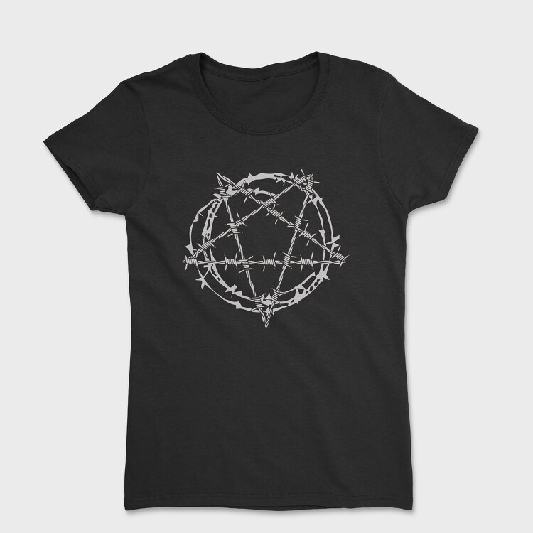 Barbed Wire Pentagram, Tricou Femei