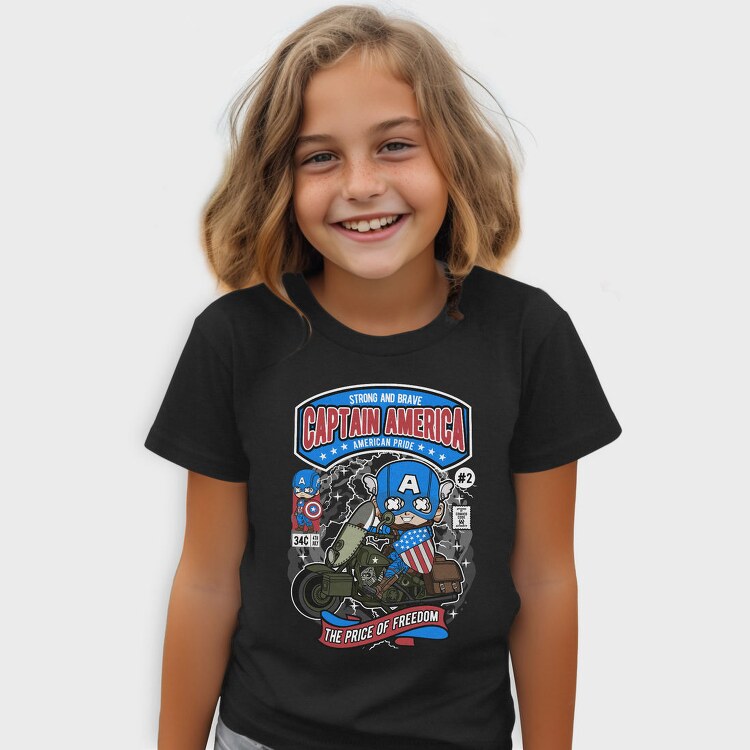Captain America Motorbike, Tricou Copii