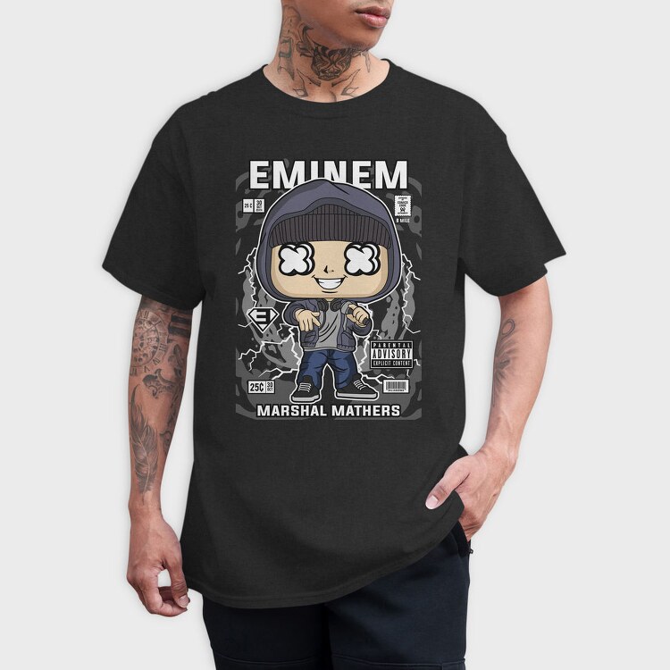 Eminem Pop Vinyl, Tricou Barbati (Unisex)