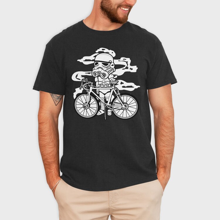 Stormtrooper Bike Ride, Tricou Barbati (Unisex)