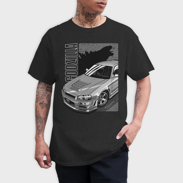 Nismo R34, Tricou Barbati (Unisex)