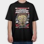 Chainsaw Massacre Chibi, Tricou Oversize Barbati (Unisex)