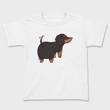 Dachshund Dog, Tricou Copii