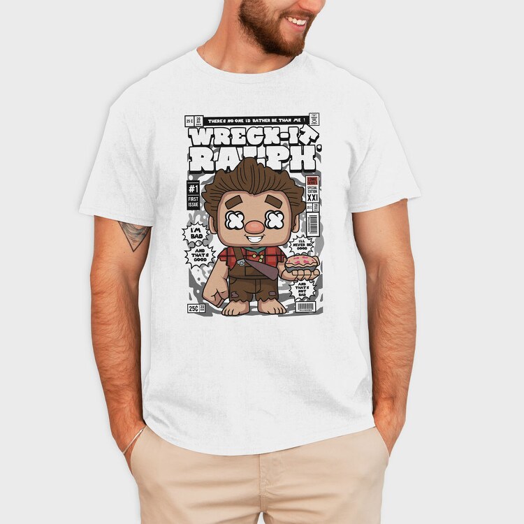 Wreck It Ralph Pie, Tricou Barbati (Unisex)