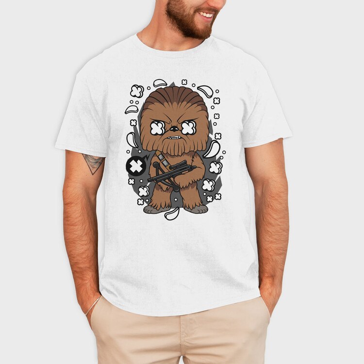 Chewbacca Comic Burst, Tricou Barbati (Unisex)