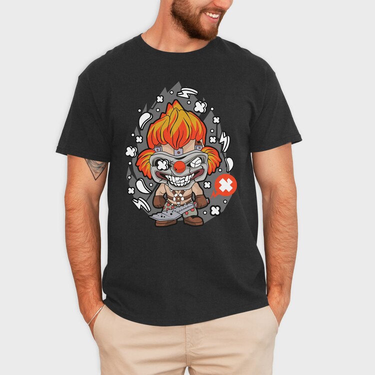 Clown Chaos, Tricou Barbati (Unisex)