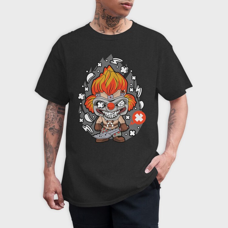 Clown Chaos, Tricou Barbati (Unisex)