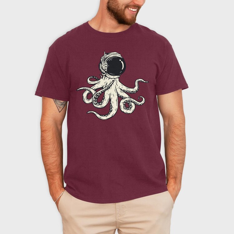 Saint Octapus, Tricou Barbati (Unisex)