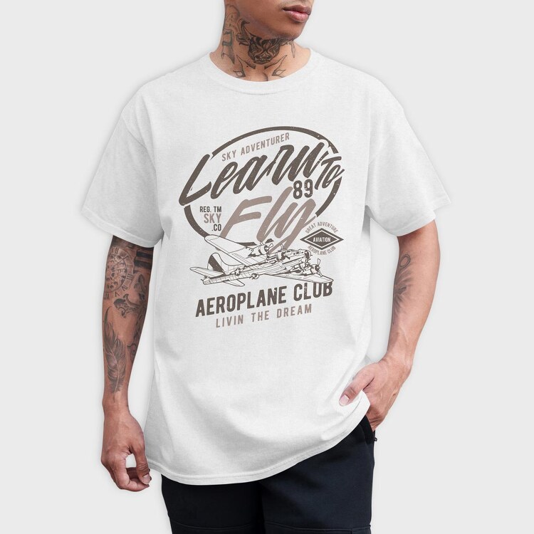 Learn To Fly, Tricou Barbati (Unisex)