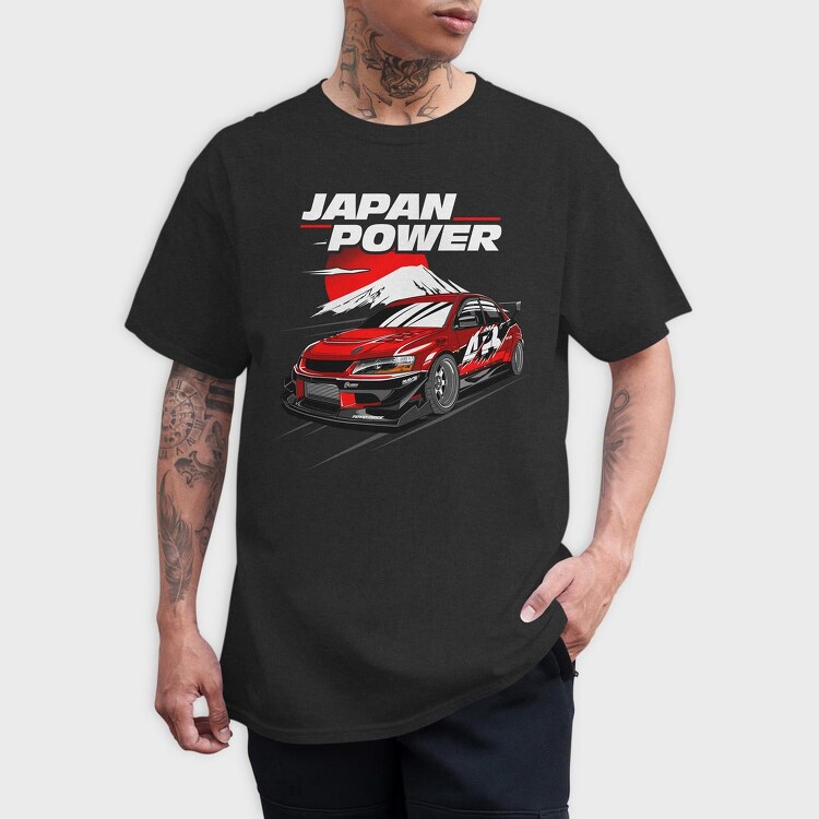 Evo Tokyo Drift, Tricou Barbati (Unisex)