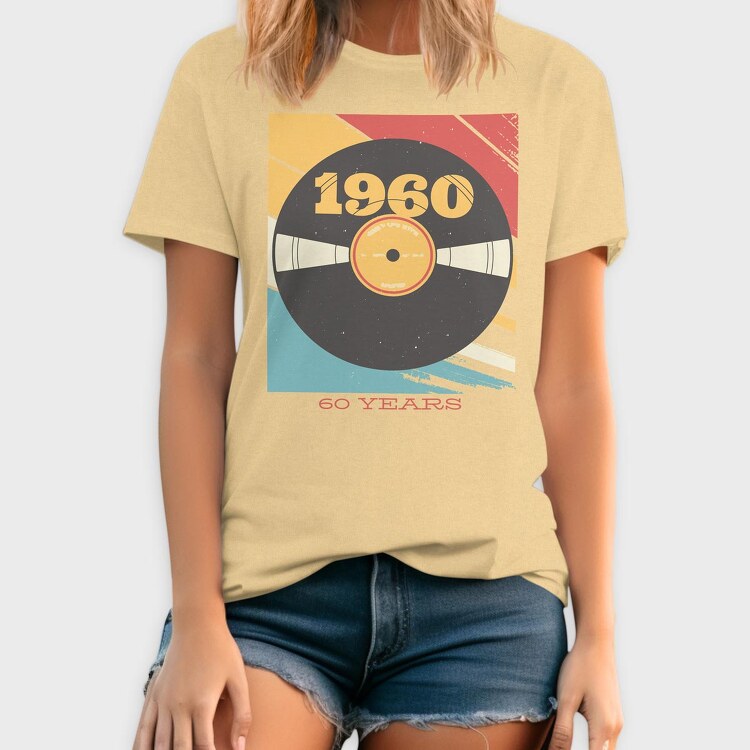 Vynil 60's, Tricou Barbati (Unisex)
