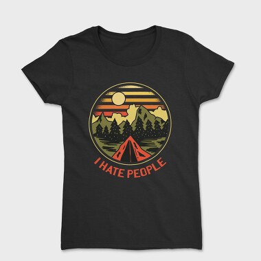 Tricou Femei, Camping Retro