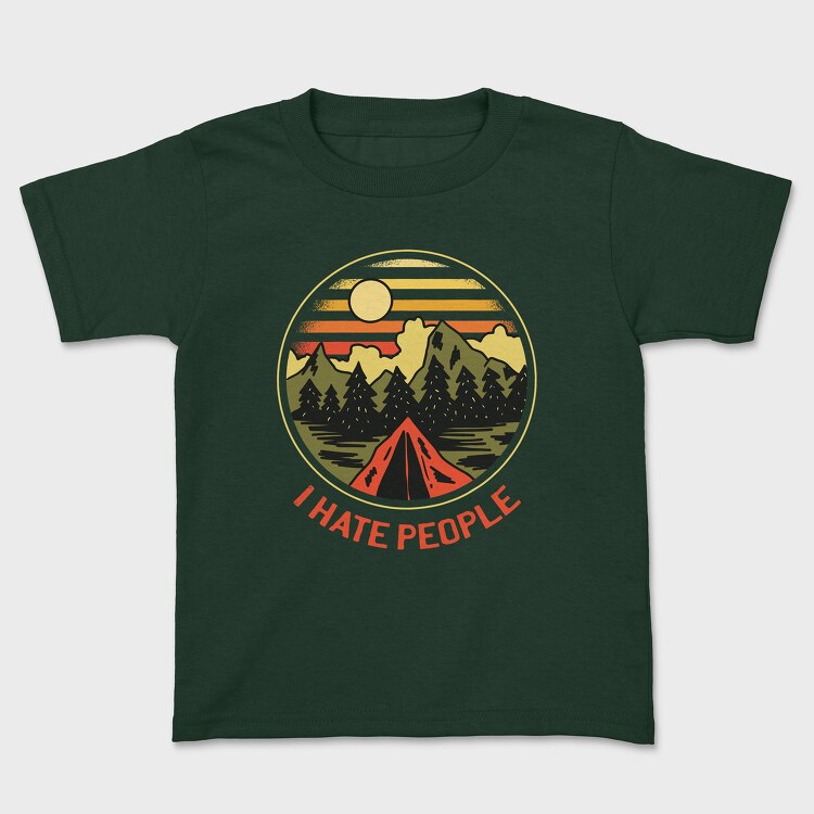 Tricou Copii, Camping Retro