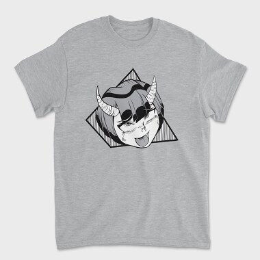 Demon Girl Face, Tricou Barbati (Unisex)