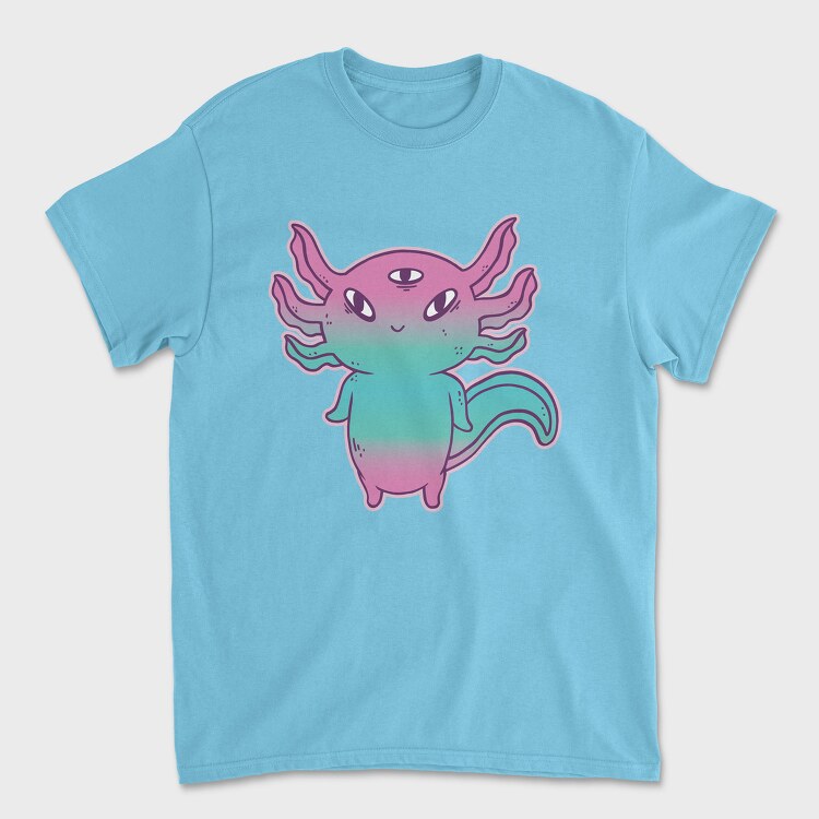 Cute Axolotl Pastel Goth, Tricou Barbati (Unisex)