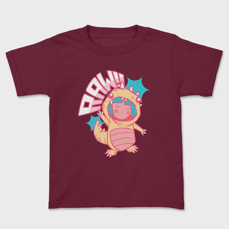 Anime Dino Suit, Tricou Copii