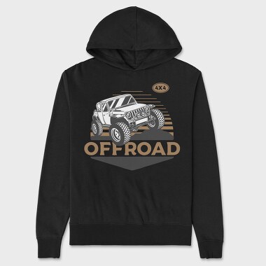 Off Road Jeep 0, Hanorac Oversize Barbati (Unisex)