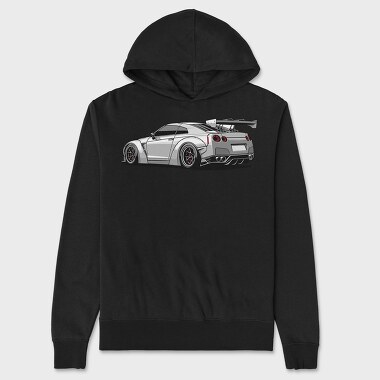 Skyline Gtr Grey Racing, Hanorac Oversize Barbati (Unisex)