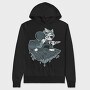 Thief Cat, Hanorac Oversize Barbati (Unisex)