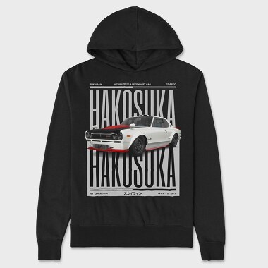 Hakosuka Skyline, Hanorac Oversize Barbati (Unisex)