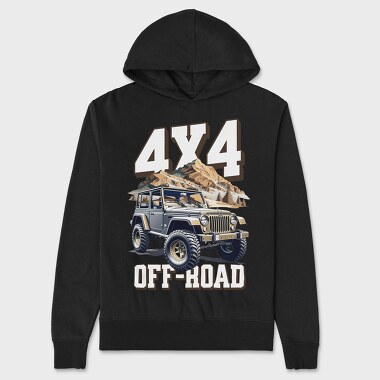 4X4 Offroad, Hanorac Oversize Barbati (Unisex)